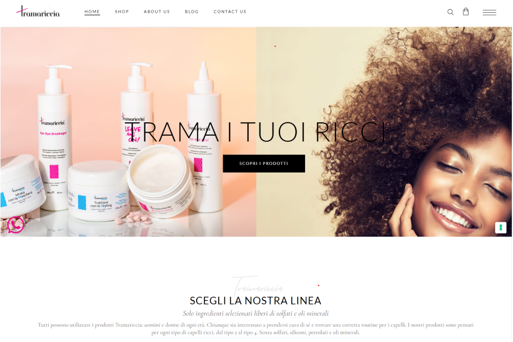 Trama riccia - mana web design